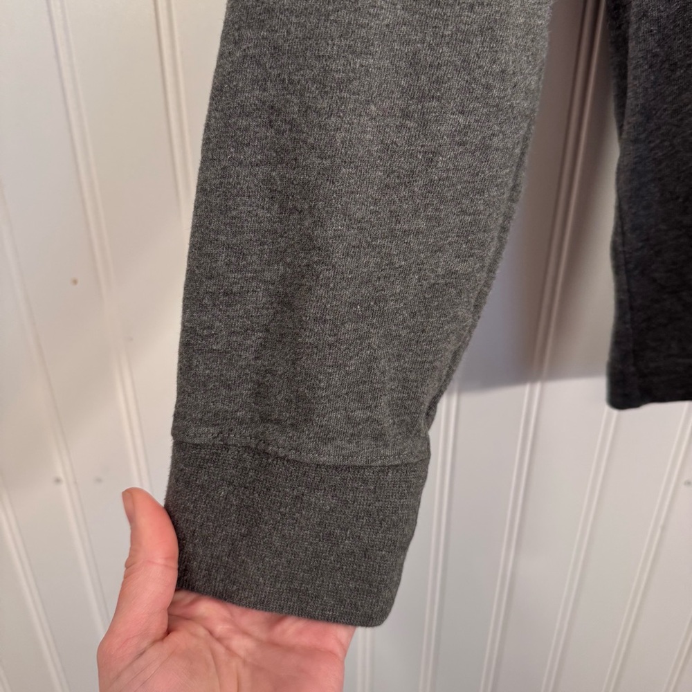 Nike Men's Charcoal Gray Hoodie Pullover Sweatshirt 100% Cotton Size Medium - Picture 3 of 9